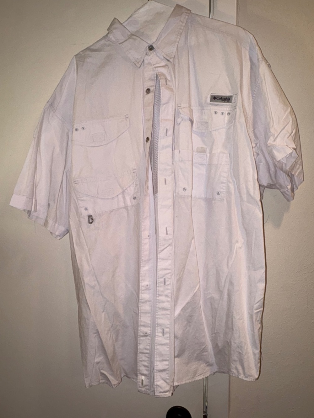 Mens Columbia PFG short sleeve shirt (XXL)